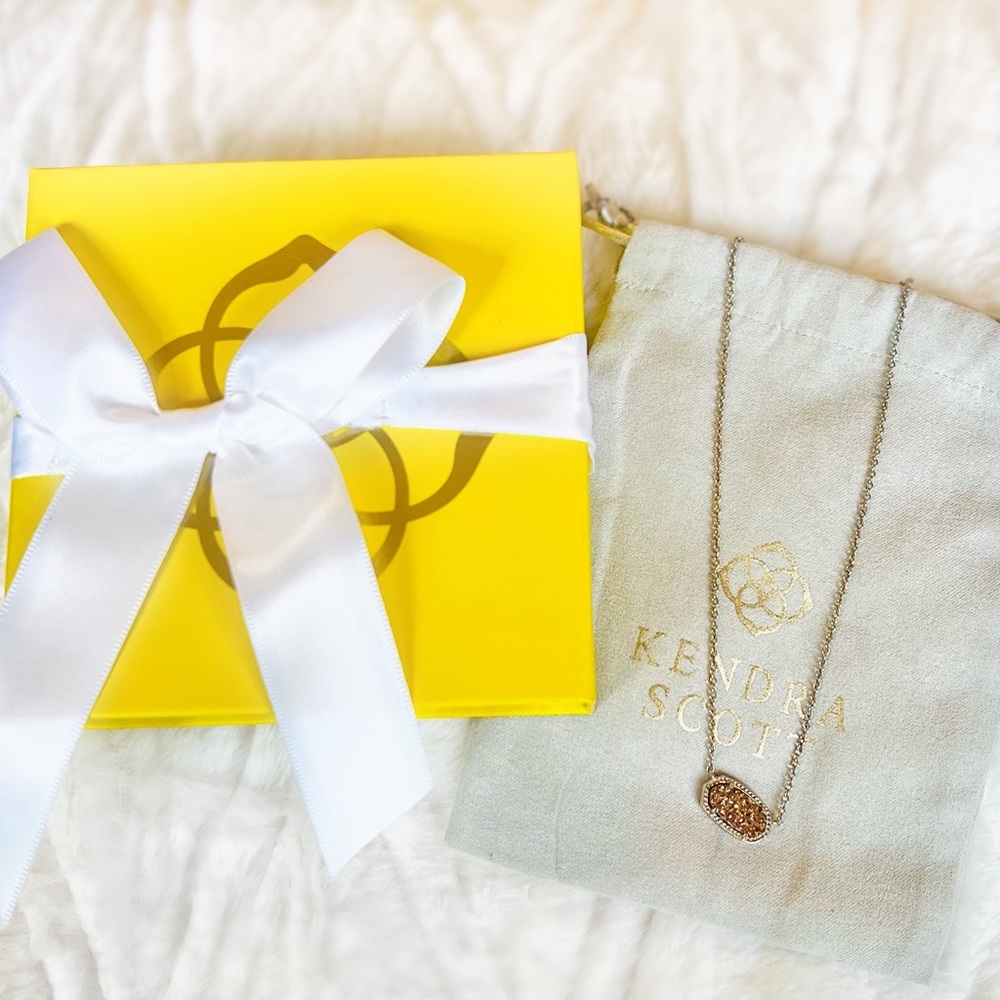 Kendra Scott | Pendant Necklace | Rose Drusy
